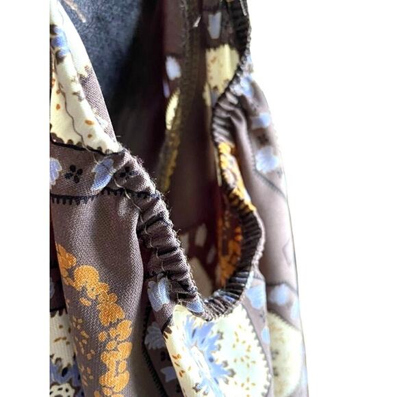 Ces Femme Mini‎ Dress Cold Shoulder Bell Sleeve Womens  L - Picture 9 of 12